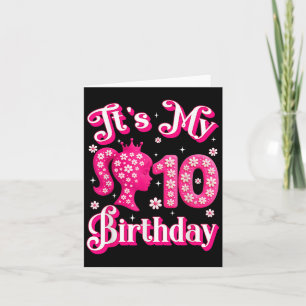 Die 10. Geburtstagsmarinpuppe, die 10 Jahre alt is Karte
