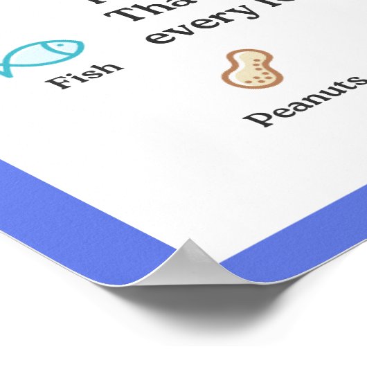 Die 10 häufigsten Allergien Poster (Ecke)