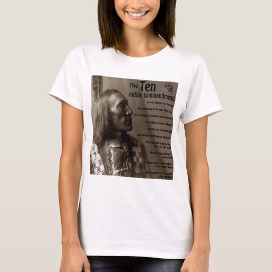 Die 10 indischen Gebote T-Shirt (Vorderseite)