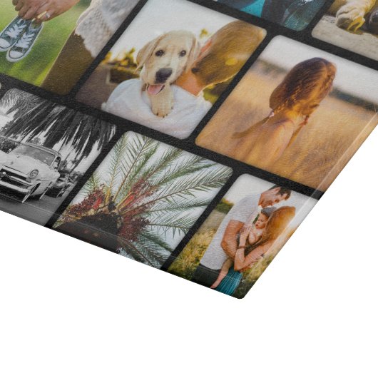 Die 10-teilige Fotomaterial wird mit der Glasfaser Schneidebrett (Ecke)