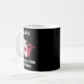 Die 11. Provinz der USA Kaffeetasse (Vorderseite Links)