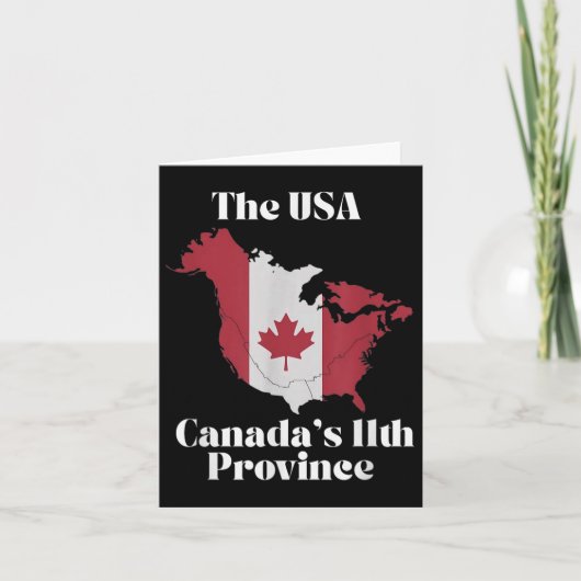 Die 11. Provinz der USA Karte (Vorderseite)