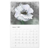 Die 12 schönsten Blume Malerei Migned Kalender (Jan 2027)