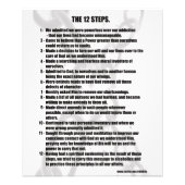 DIE 12 SCHRITTE FOTODRUCK (Vorne)