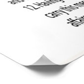 Die 12 Stufen 12 Traditionen sind ebenfalls verfüg Poster (Ecke)