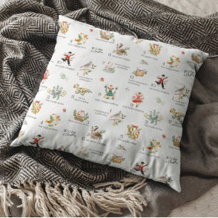 Die 12 Tage Weihnachten   Feiertag Kissen