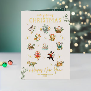 Die 12 Tage Weihnachten Illustrierter Urlaub