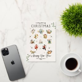 Die 12 Tage Weihnachten | Illustrierter Urlaub