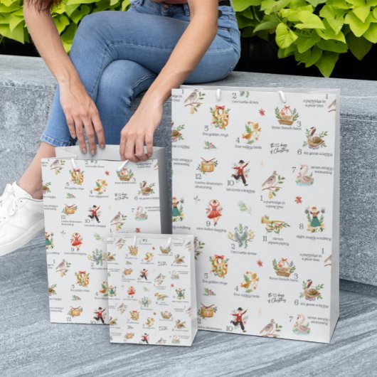 Die 12 Tage Weihnachten | Urlaub Mittlere Geschenktüte