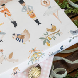 Die 12 Tage Weihnachtsgeschenkwraps Geschenkpapier Set