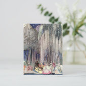 Die 12 Tanzprinzesse von Nielsen im Wald Postkarte (Stehend Vorderseite)