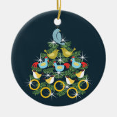 die 12 Weihnachtstage Keramik Ornament (Vorne)