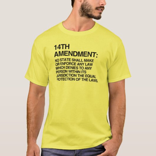 DIE 14. ÄNDERUNG T-Shirt (Vorderseite)