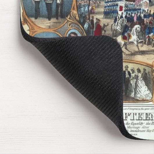 Die 15. Änderung feiern - 1870 - Mousepad (Ecke)