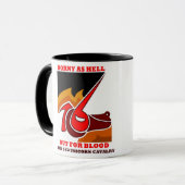 Die 16. Unicorn-Kavallerie-Tasse Tasse (Vorderseite Links)