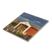 Die 1875 erbaute Medora überdachte Brücke Fliese (Seite)