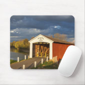 Die 1875 erbaute Medora überdachte Brücke Mousepad (Mit Mouse)