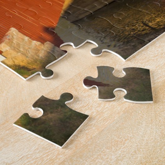 Die 1875 erbaute Medora überdachte Brücke Puzzle (Seite)