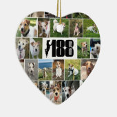 Die 188 Rettungsgruppe 2-seitiges Herz-Ornament Keramik Ornament (Rechts)
