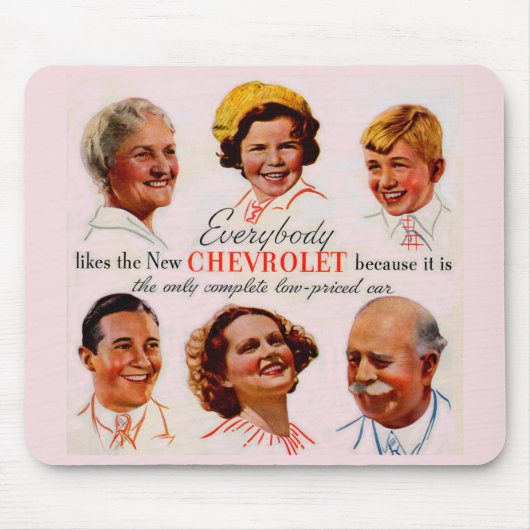 Die 1930er mögen alle das neue Chevrolet Mousepad (Vorne)