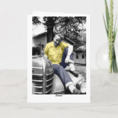 Die 1940er Jahre ermutigen anders sein freies Foto Karte (Rückseite)