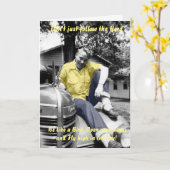 Die 1940er Jahre ermutigen anders sein freies Foto Karte (Gelbe Blume)