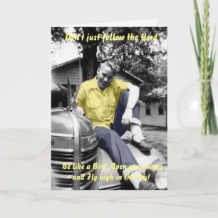 Die 1940er Jahre ermutigen anders sein freies Foto Karte