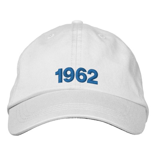 DIE 1960ER JAHRE BESCHÄFTIGTE BASEBALL-GAP BESTICKTE BASEBALLKAPPE (Vorderseite)