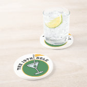 Die 19. Loch-Untersetzer Getränkeuntersetzer (Seite)