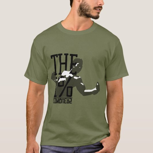 die 1% erobern T-Shirt (Vorderseite)
