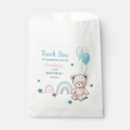 Die 1. Geburtstagsgatter der Gönner haben einen ni Geschenktütchen