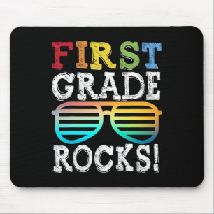 Die 1. Klasse rockt First Grade Squad Ck To School Mousepad