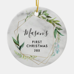 Die 1. Weihnachtszeit des modernen Babys   Baby Bo Keramik Ornament