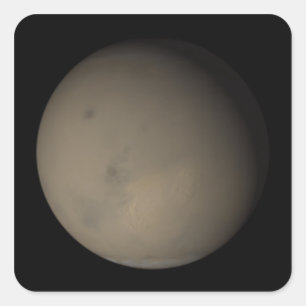 Die 2001 großen Staubstürme auf Mars 2 Quadratischer Aufkleber