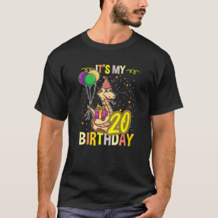 Die 20. Geburtstagsnake Reptile Lover T-Shirt