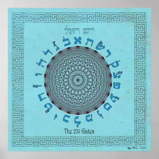 Die 231 Gates Sky Blue Poster (Vorne)