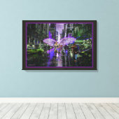 Die 24x16 gestaffelte Leinwand der Kreuzungswache (Insitu (Holzboden))