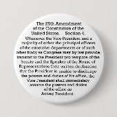 Die 25. Änderung Button (Vorderseite)