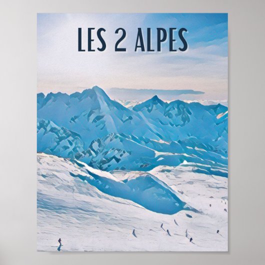 Die 2 Alpen Skistation Poster (Vorne)