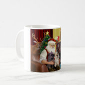 Die 2 Cairn Terriers des Weihnachtsmanns Kaffeetasse (Vorderseite Links)