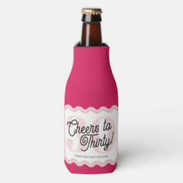 Die 30. Geburtstagsfeier von Wavy Pink Flaschenkühler