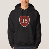 Die 35 Grunge Hoodie (Vorderseite)