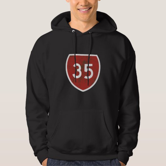 Die 35 Grunge Hoodie (Vorderseite)