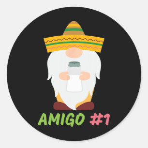 Die 3 Amigos Cinco De Mayo Amigo #1 Gruppe passt z Runder Aufkleber