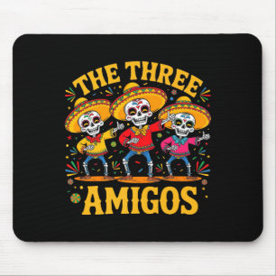 Die 3 drei amigos drei Freunde Skelett cinco de Mousepad