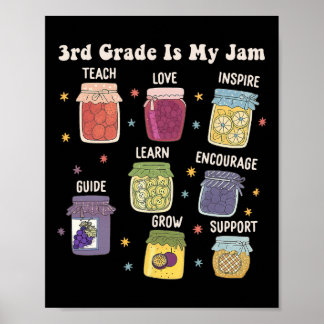 Die 3. Klasse ist mein Ding Süßer Lehrer Schüler Z Poster