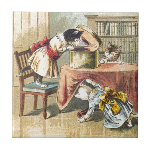 Die 3 kleinen Kätzchen: Suchen nach den Fliese (Vorderseite)