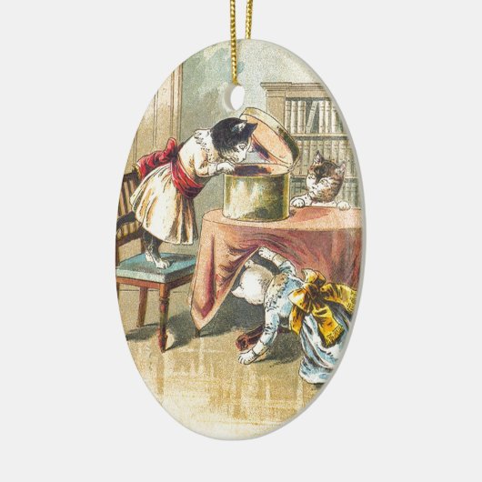 Die 3 kleinen Kätzchen: Suchen nach den Keramik Ornament (Links)