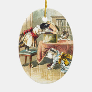 Die 3 kleinen Kätzchen: Suchen nach den Keramik Ornament