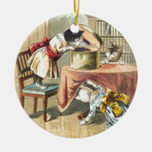 Die 3 kleinen Kätzchen: Suchen nach den Keramikornament